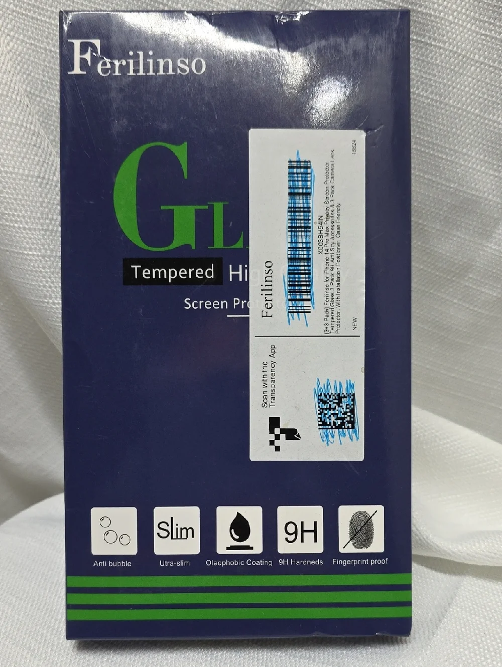 Ferilinso Tempered Glass, Screen Protector, Camera Protectors, Iphone 14 PRO MAX